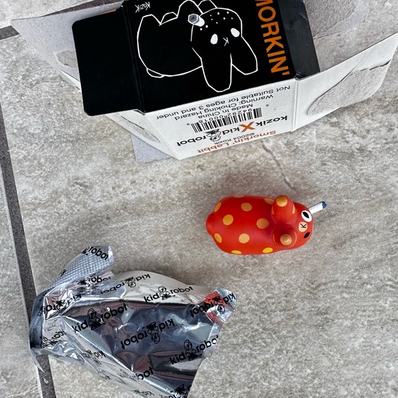Frank Kozik Smorkin’ Labbits Series 1 Chase Rare Orange Polka Dot 2004 Kidrobot - Picture 3 of 5